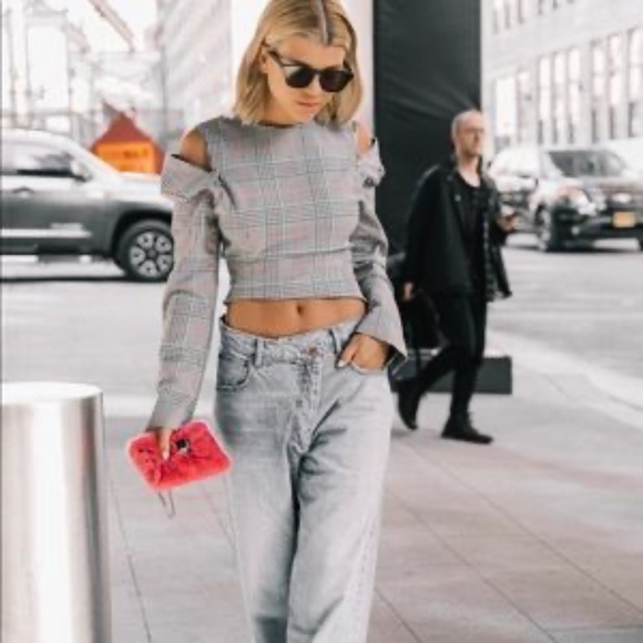 Monse Glen Plaid Top sz M - Picture 10 of 10